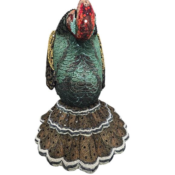 NWT John Derian for Target Beaded Turkey Decorative Pillow - Picture 5 of 14